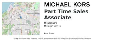 michael kors sales associate salary